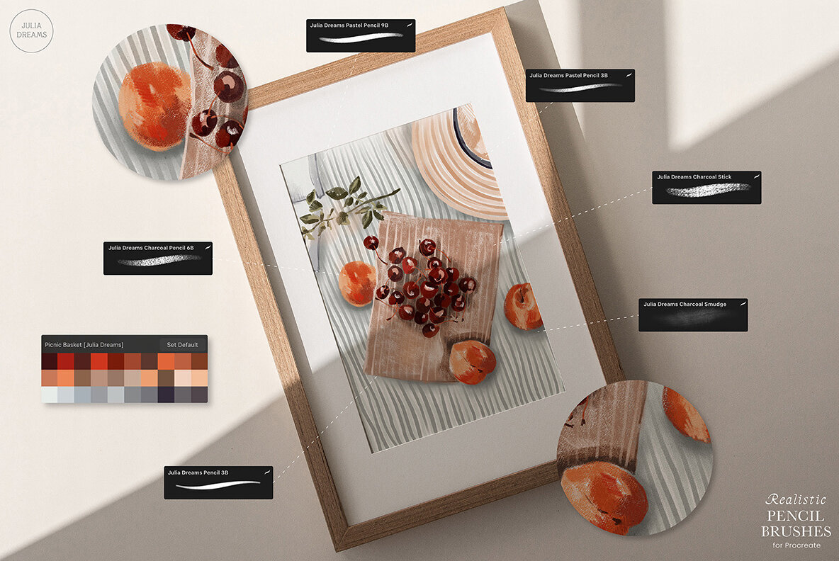 Realistic Pencil Procreate Brushes 2