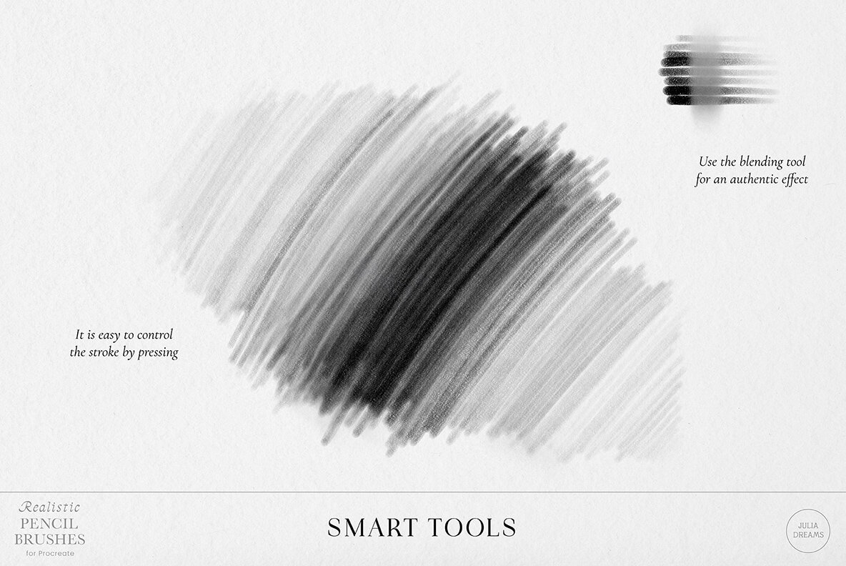 Realistic Pencil Procreate Brushes 12