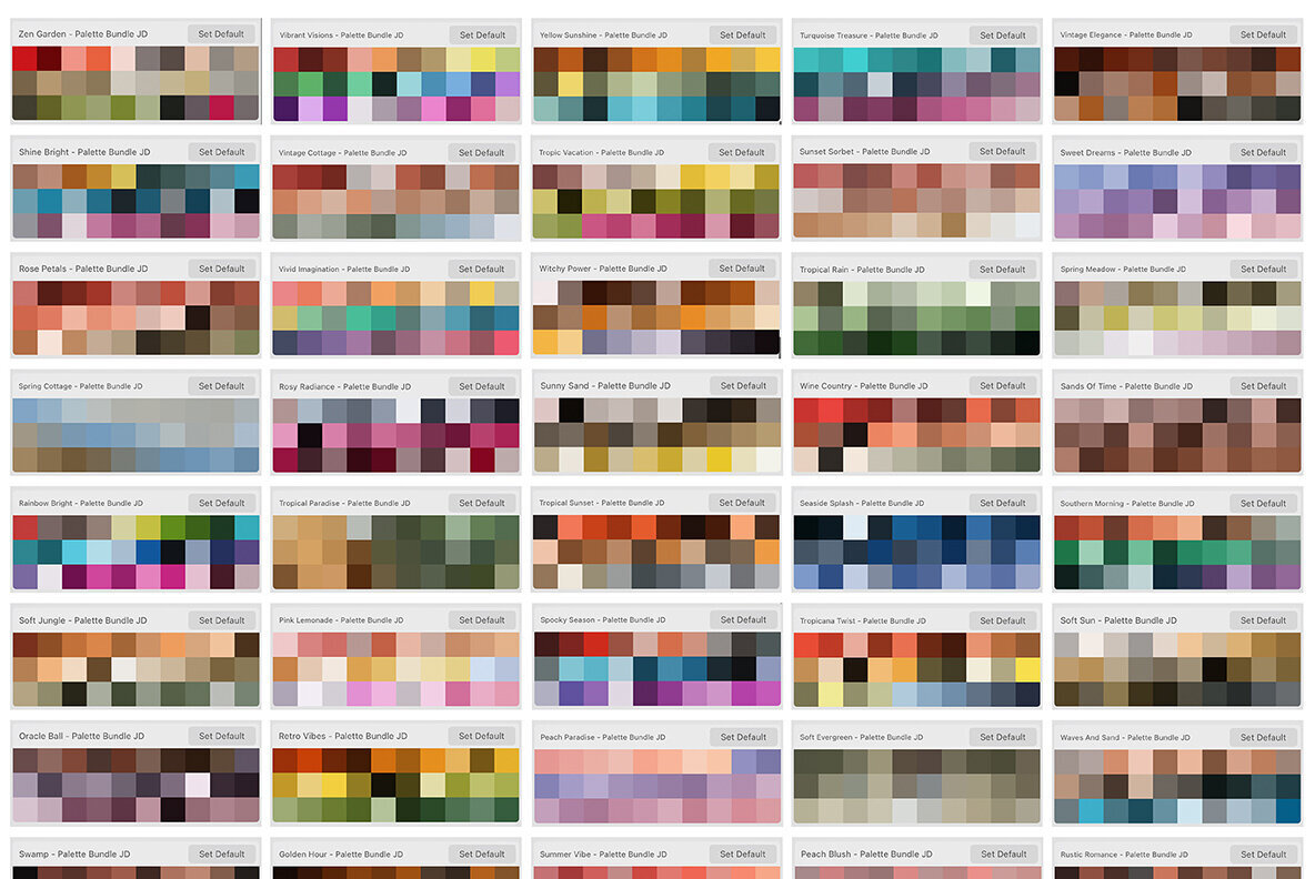 Color Palette Procreate Bundle 2