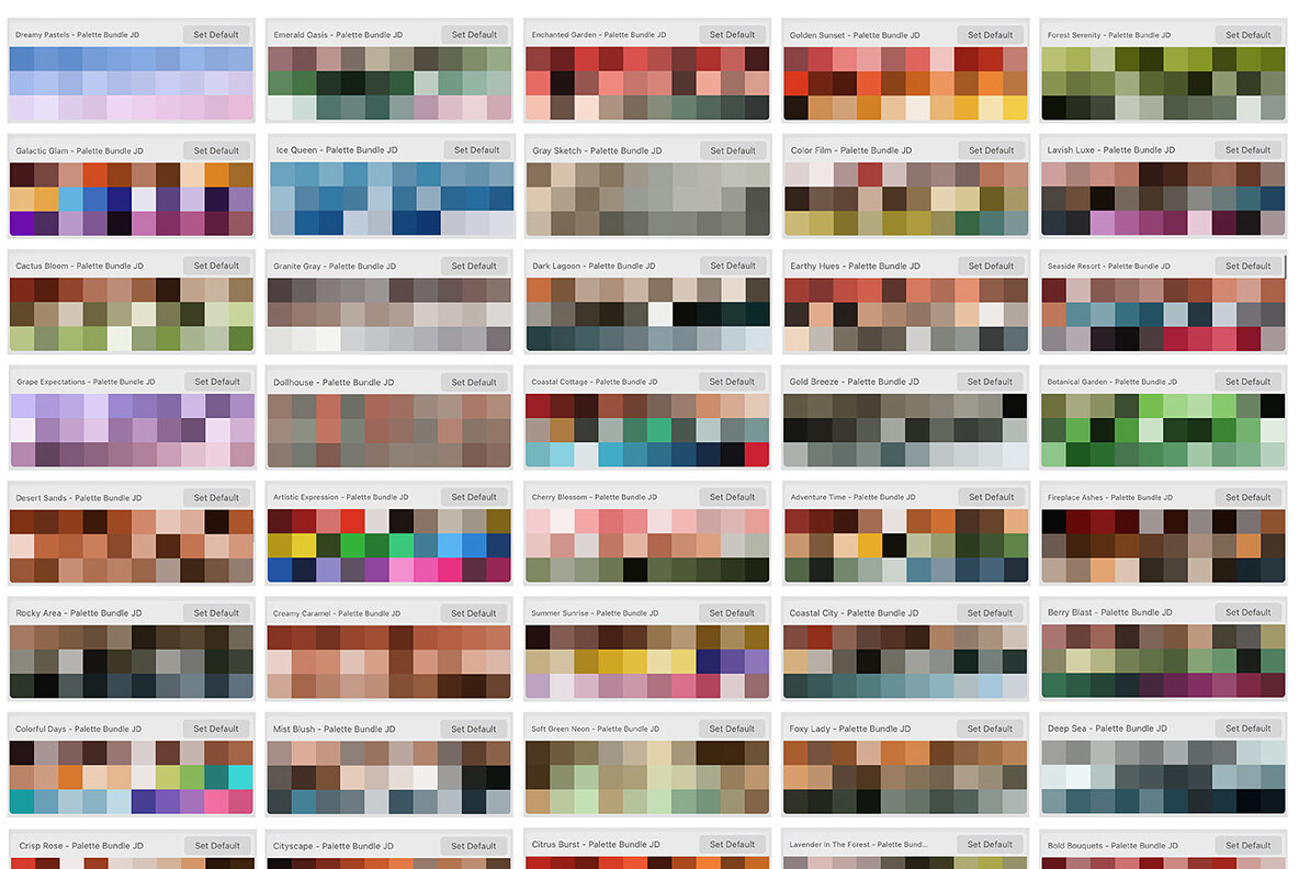 Color Palette Procreate Bundle 8
