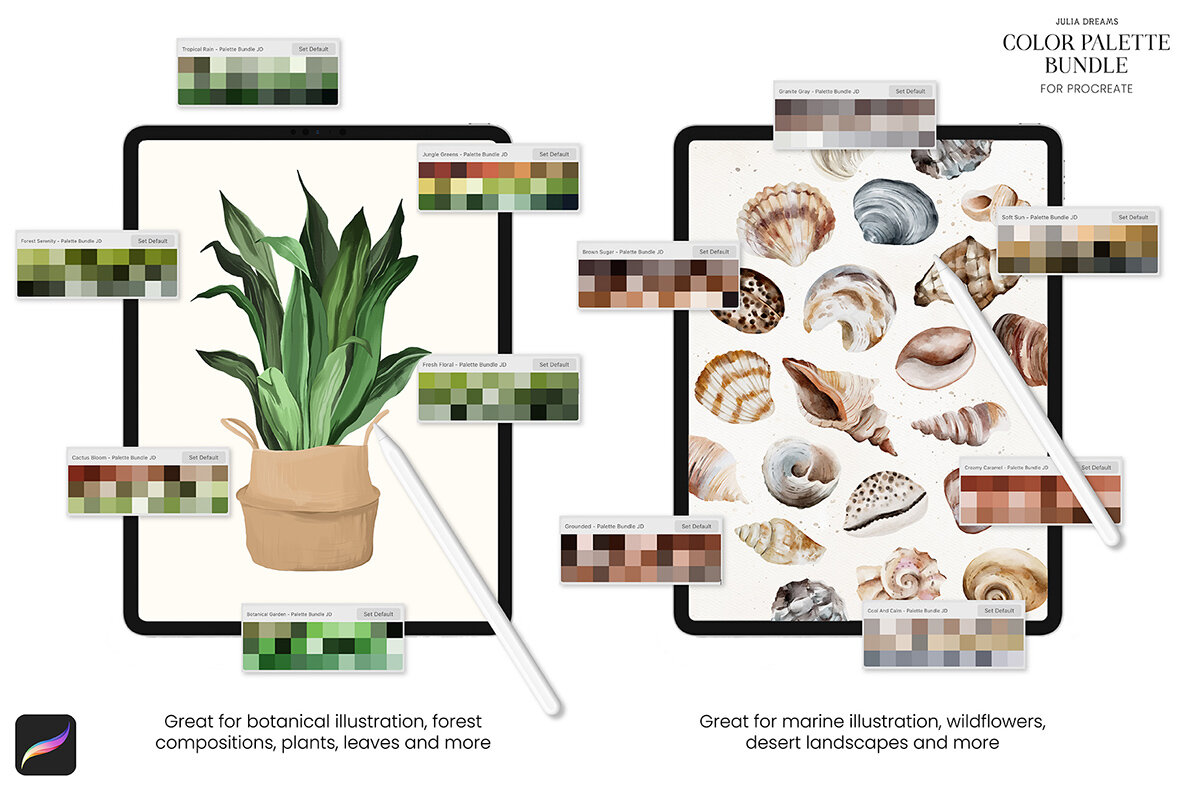 Color Palette Procreate Bundle 11