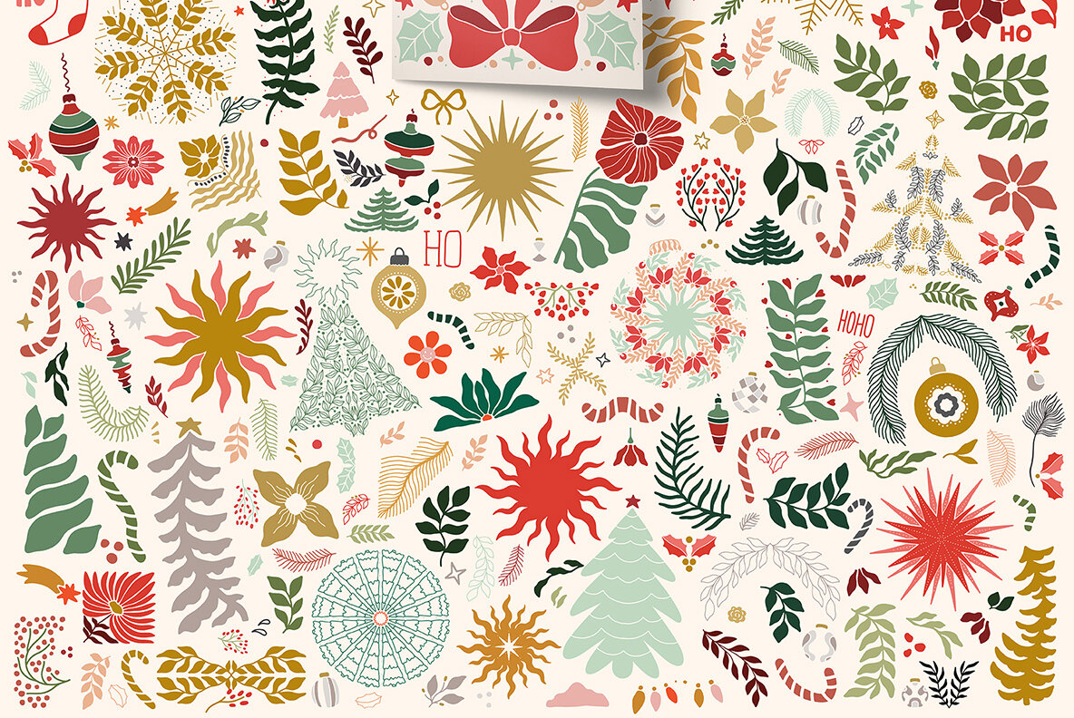 Christmas Posters Patterns Bundle 13