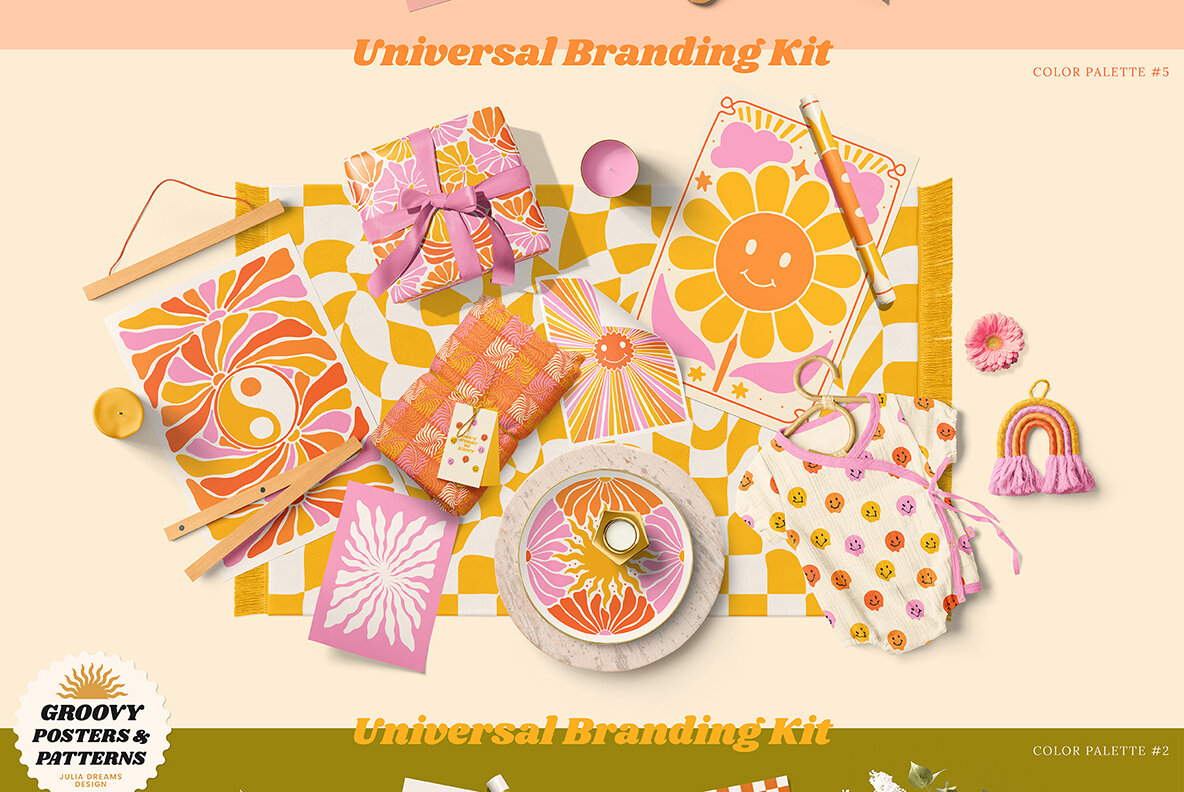 Groovy Posters Patterns Bundle 5