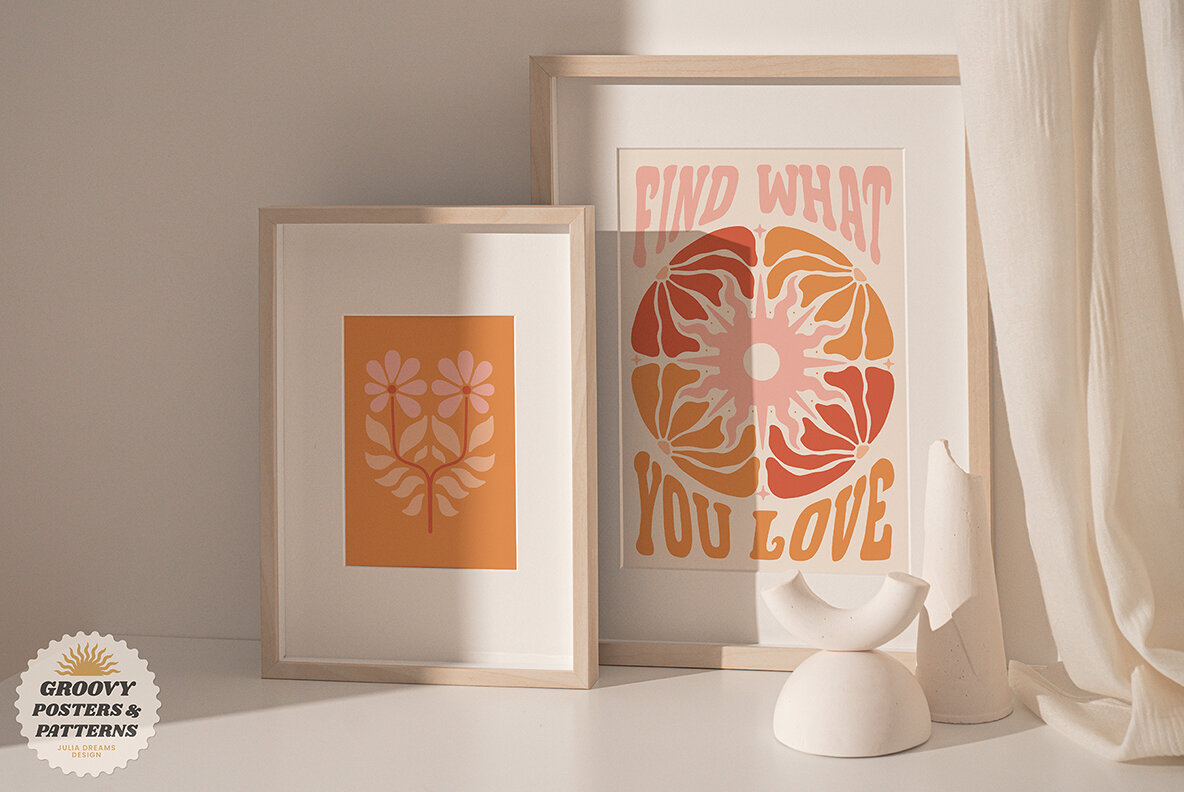 Groovy Posters Patterns Bundle 8