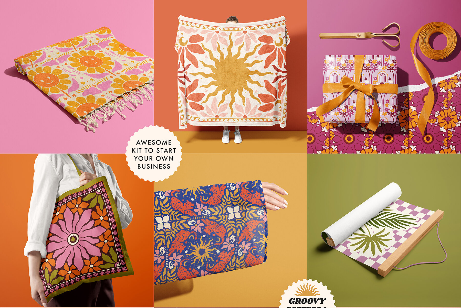 Groovy Posters Patterns Bundle 9