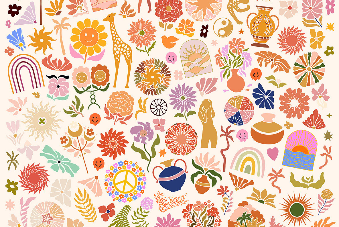 Groovy Posters Patterns Bundle 21