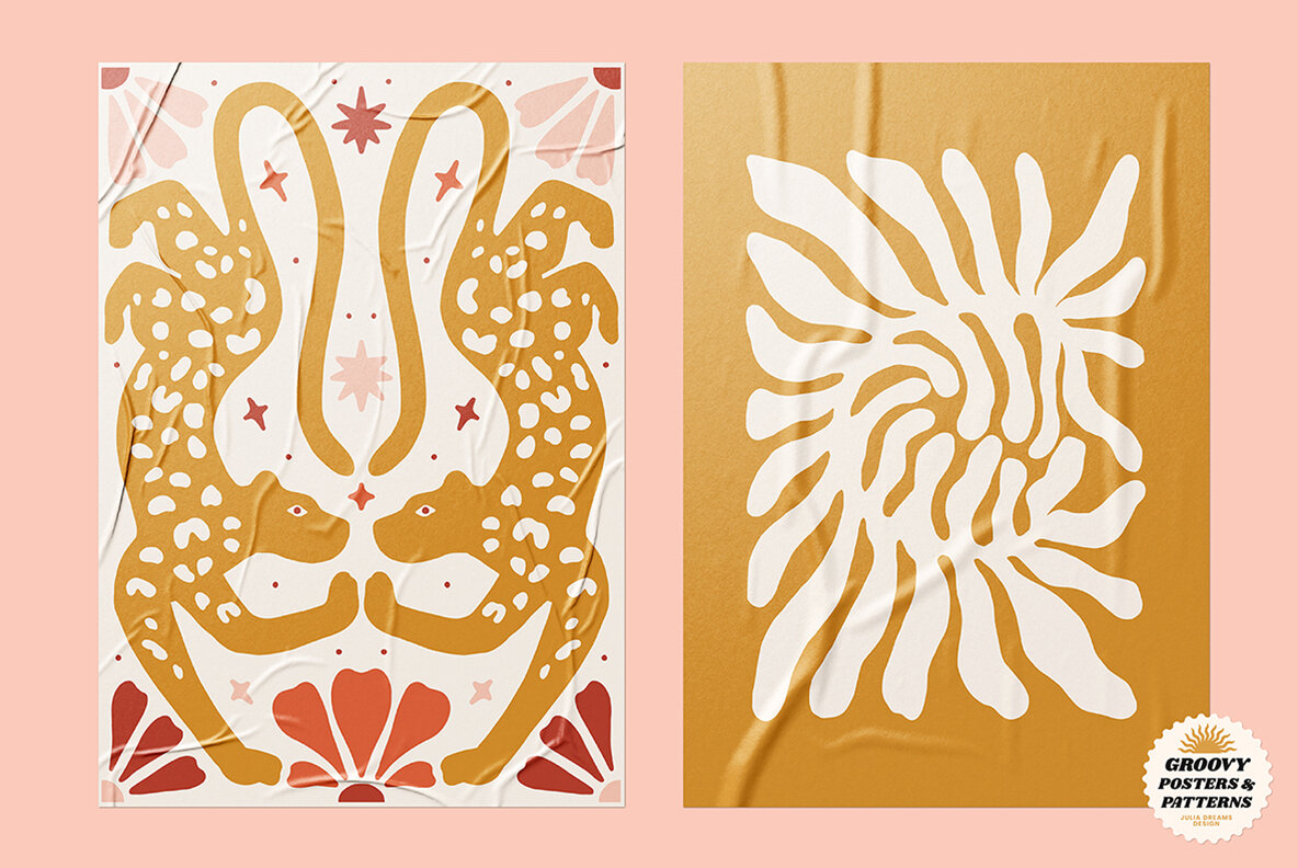 Groovy Posters Patterns Bundle 23