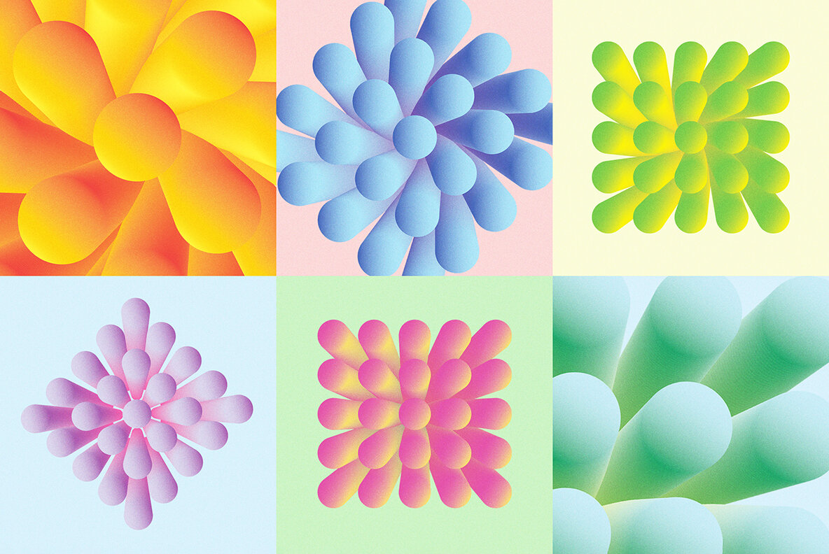 Tentacles Gradient Blends 6