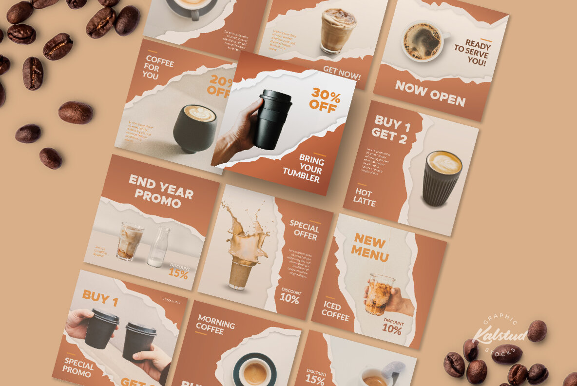 CREMA Coffee Instagram Template 4