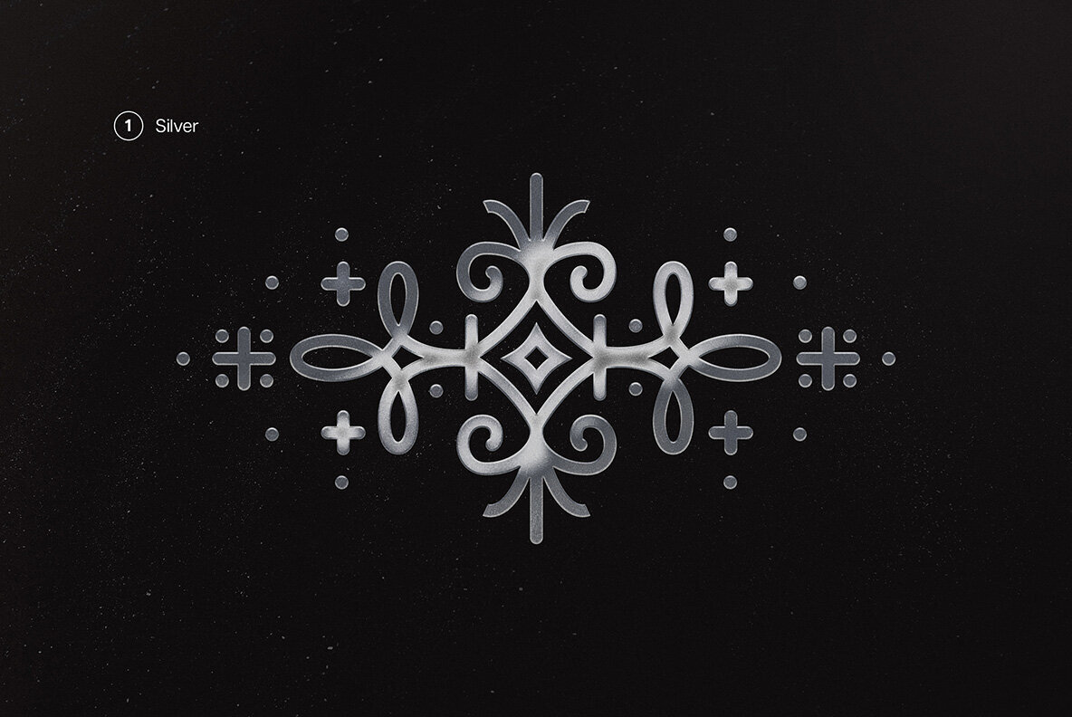 Gold  Bronze   Silver Chrome Effect 2