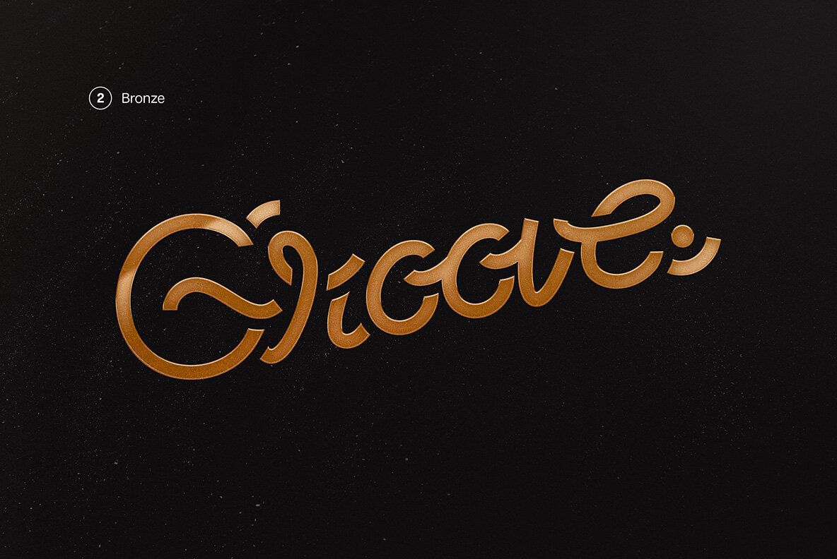 Gold  Bronze   Silver Chrome Effect 3