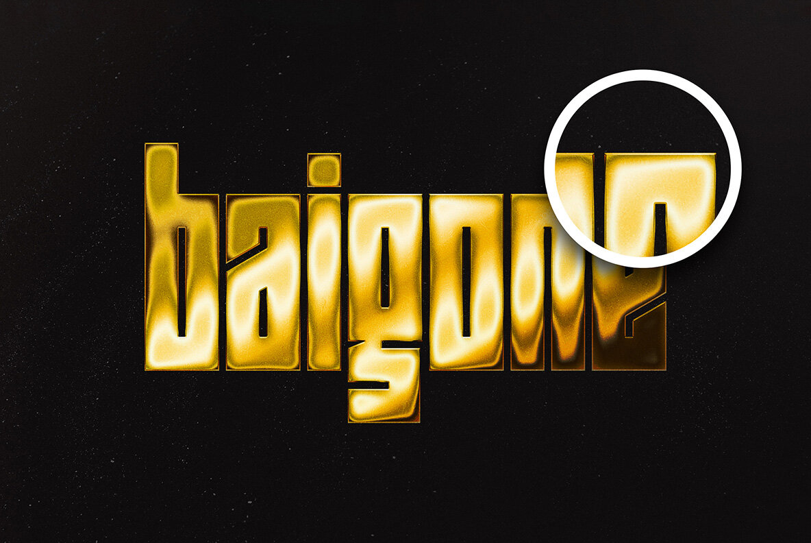 Gold  Bronze   Silver Chrome Effect 7