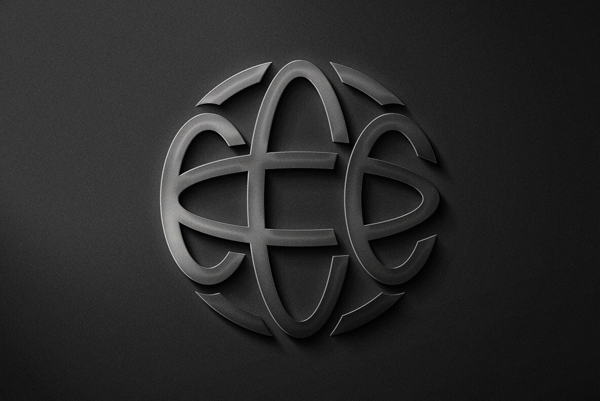 Stylish Steel Logo Mockup 4