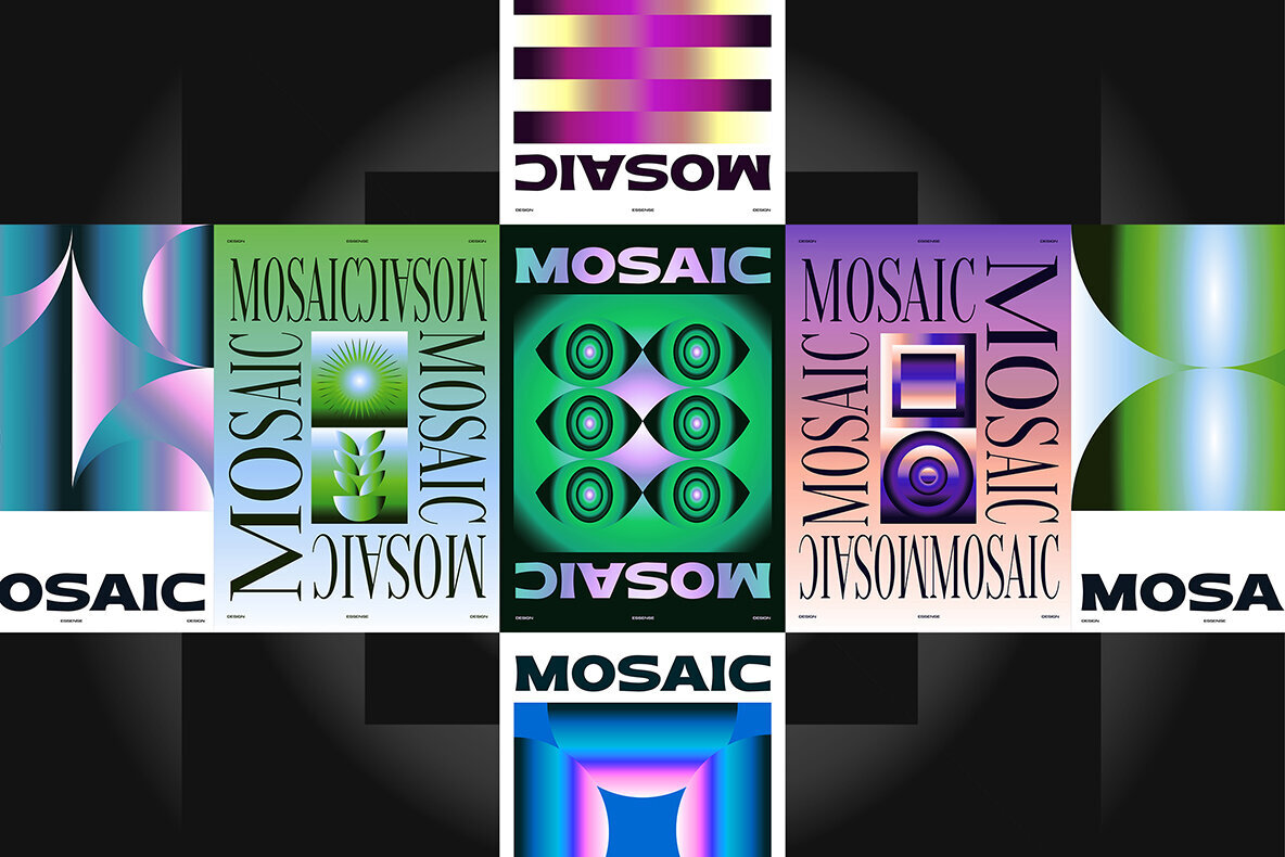 Gradient Geometric Mosaics 2