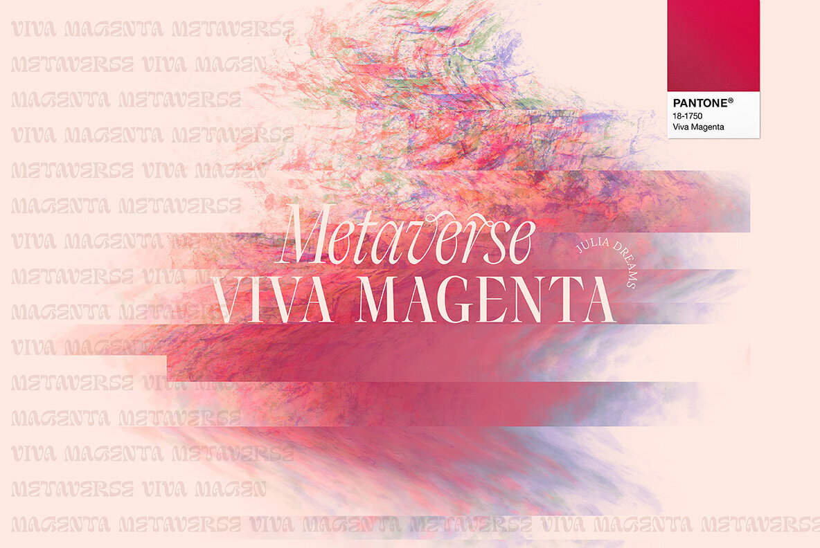 Viva Magenta Textured Collection 1