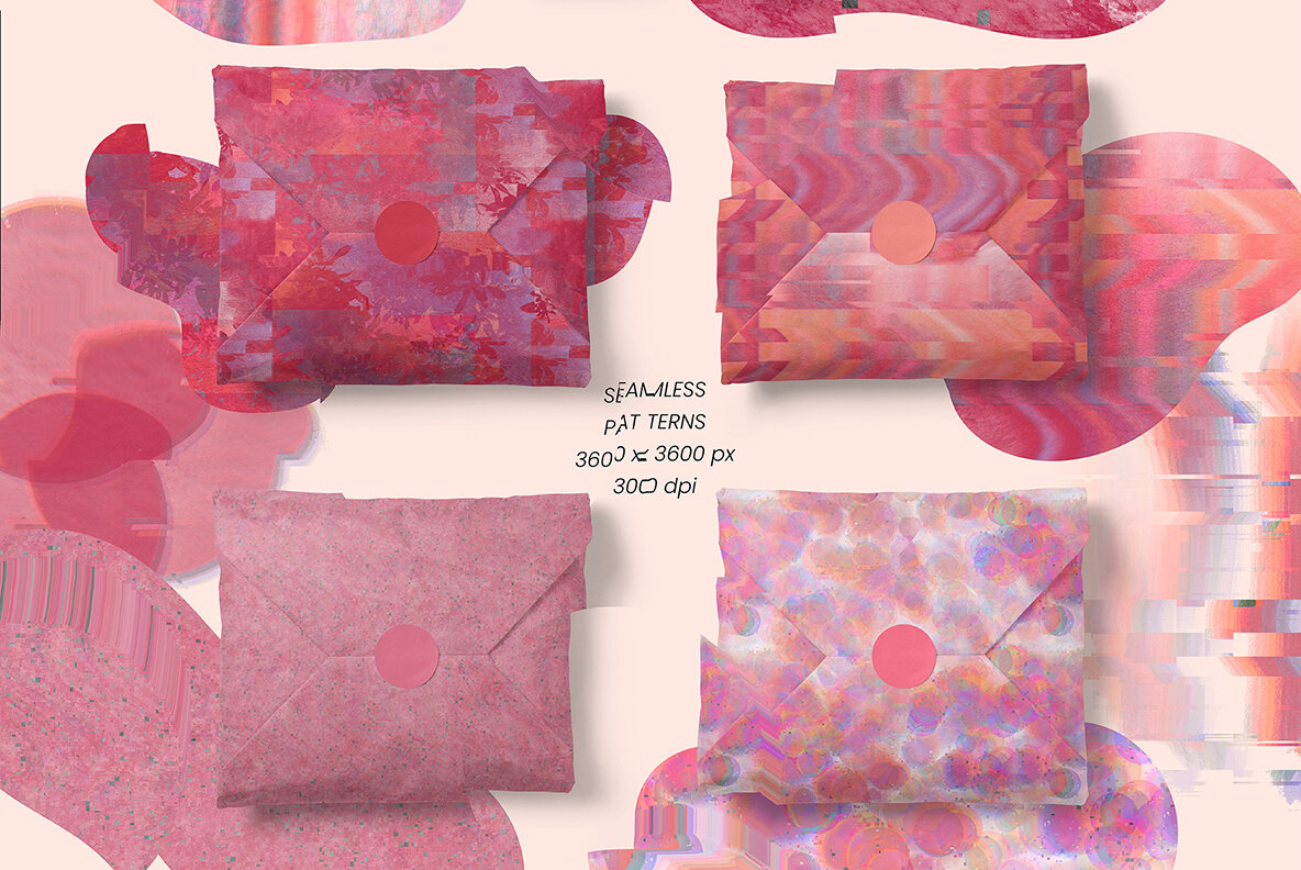 Viva Magenta Textured Collection 10