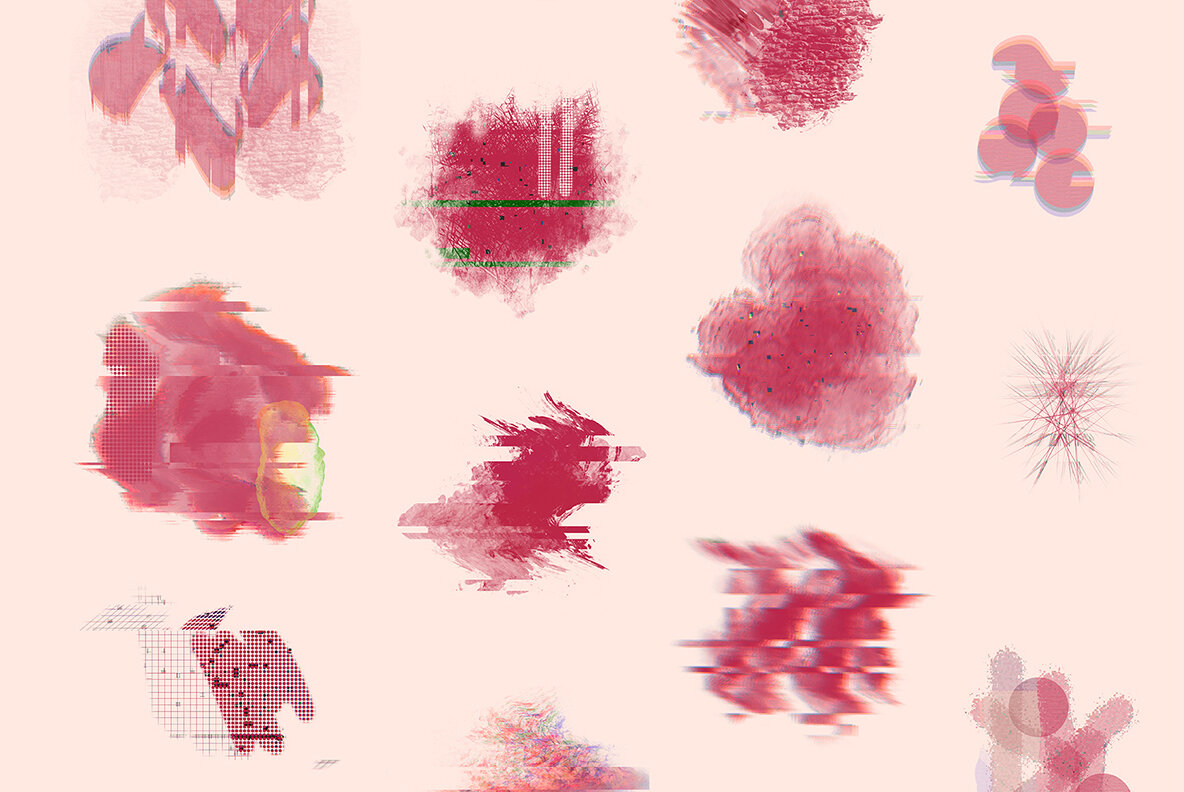 Viva Magenta Textured Collection 12