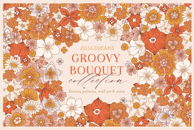 Groovy Flower Bouquet Collection