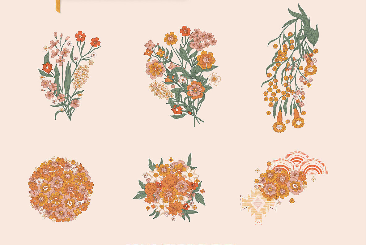 Groovy Flower Bouquet Collection 9