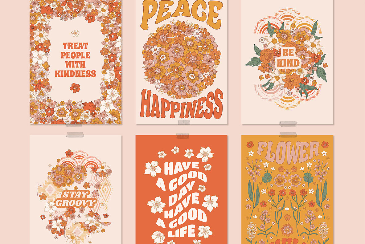 Groovy Flower Bouquet Collection 13