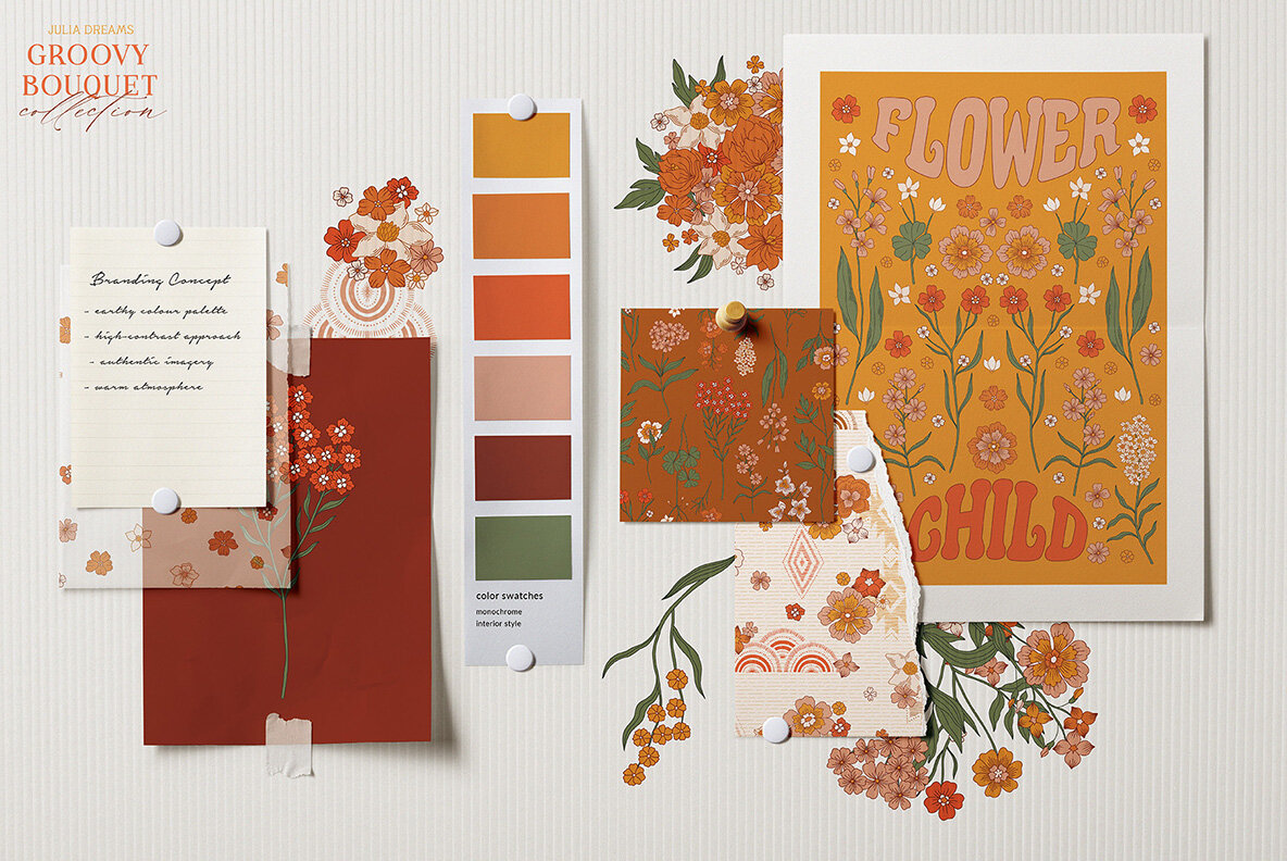 Groovy Flower Bouquet Collection 14