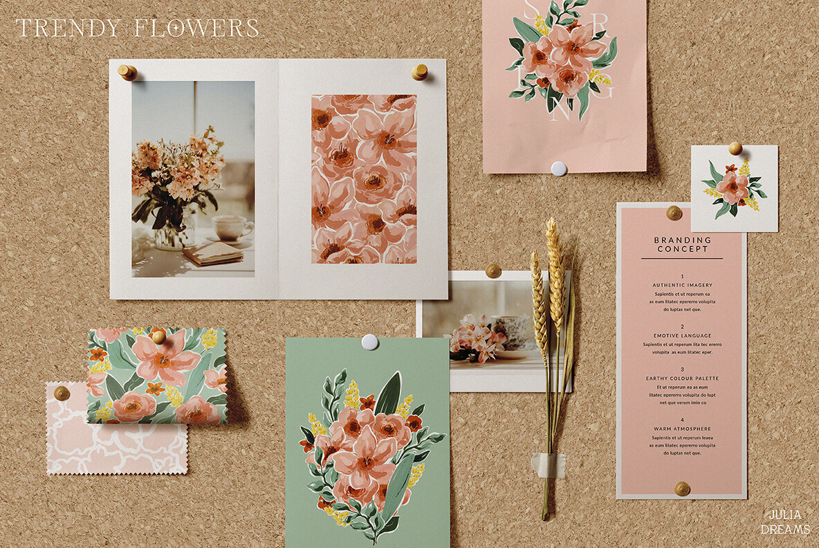 Trendy Flowers Collection 2
