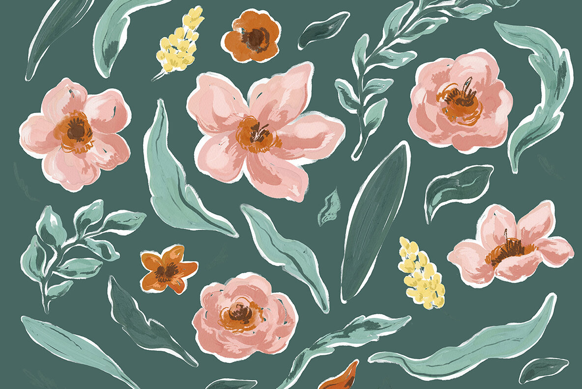 Trendy Flowers Collection 9