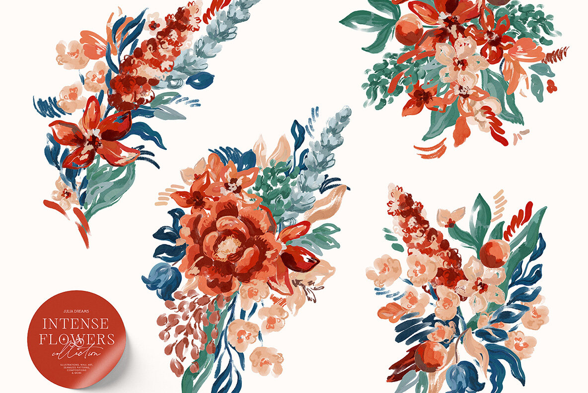 Intense Flowers Collection 7