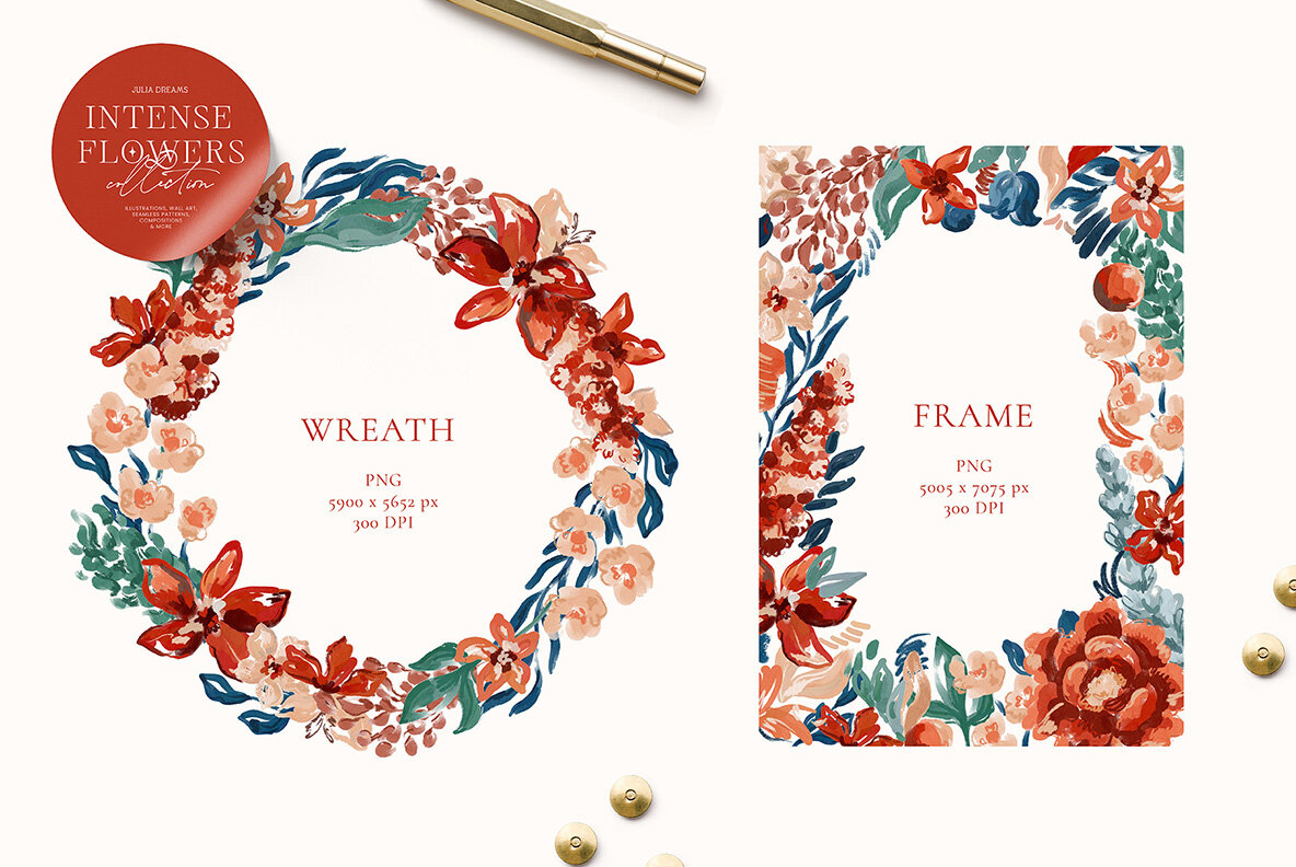 Intense Flowers Collection 12