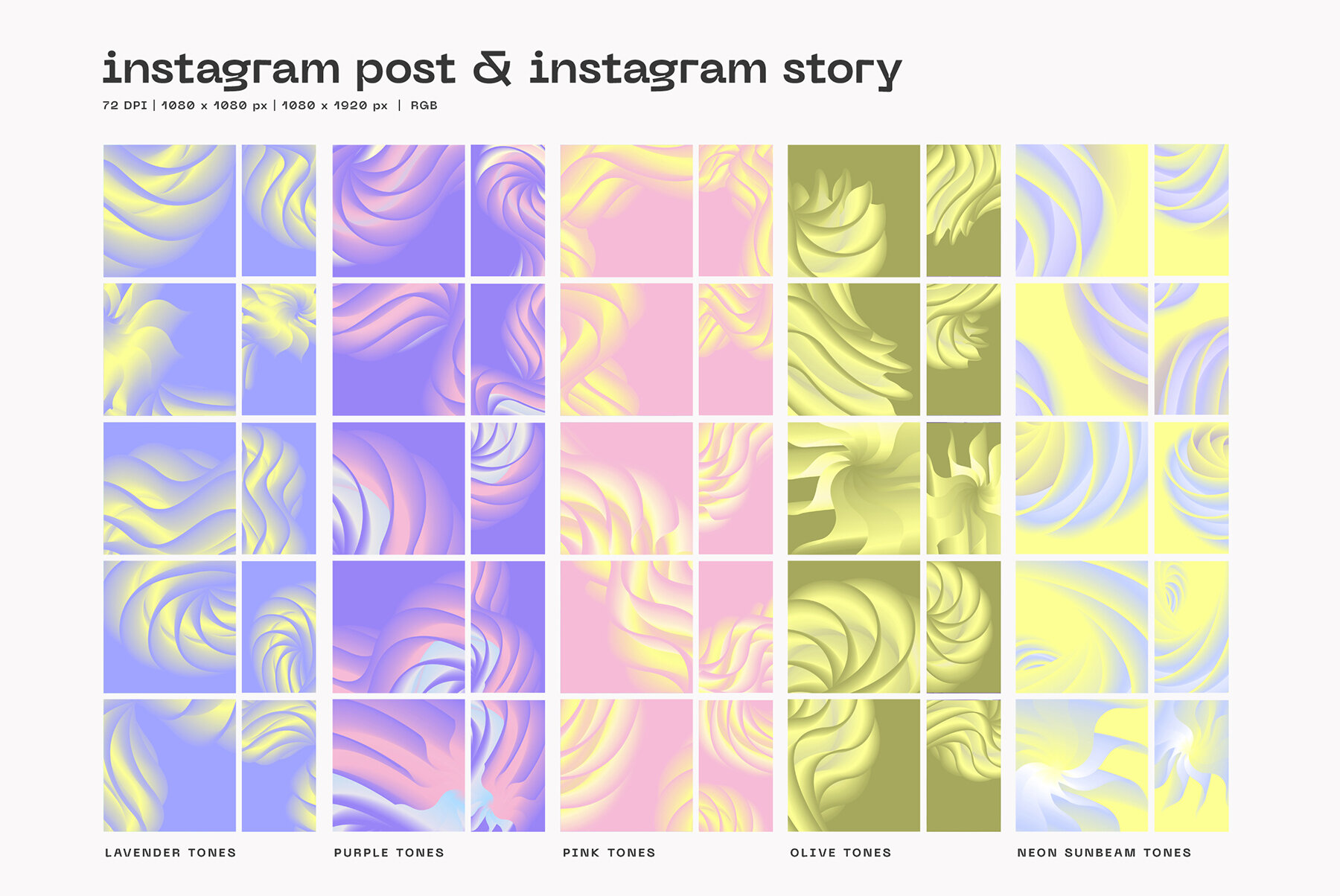 Neon Sunbeam Gradient Backgrounds 12