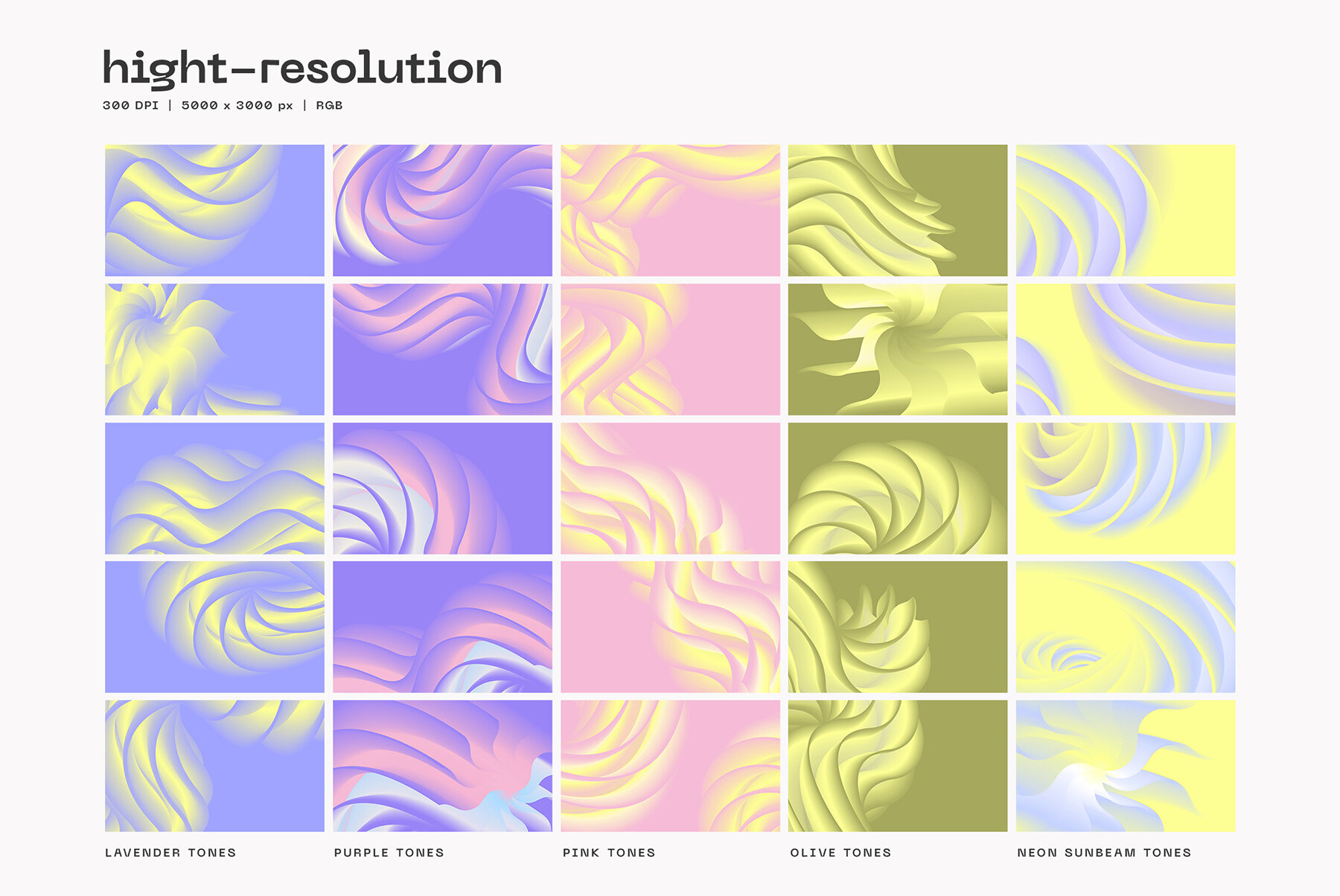 Neon Sunbeam Gradient Backgrounds 13