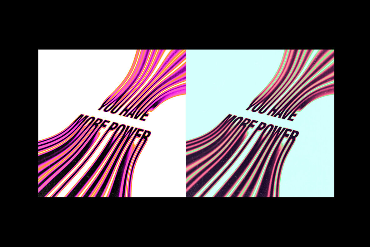 Space Melting Text Effect 2