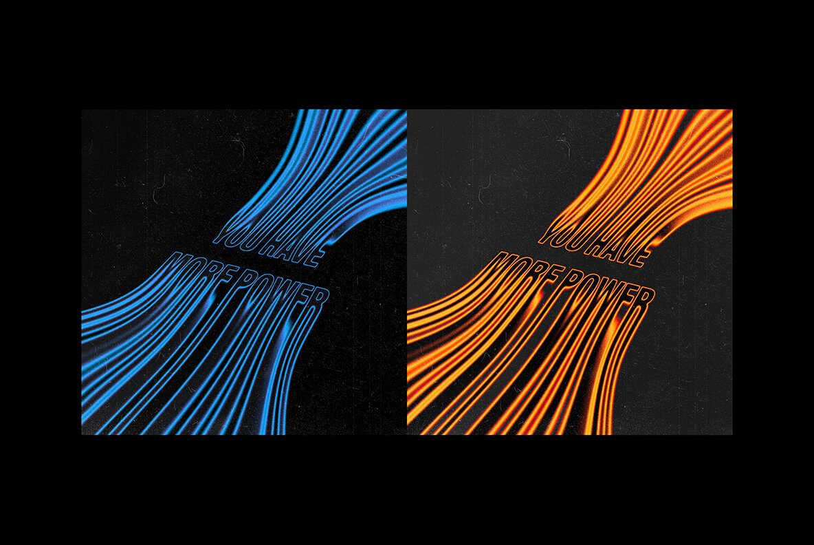 Space Melting Text Effect 4