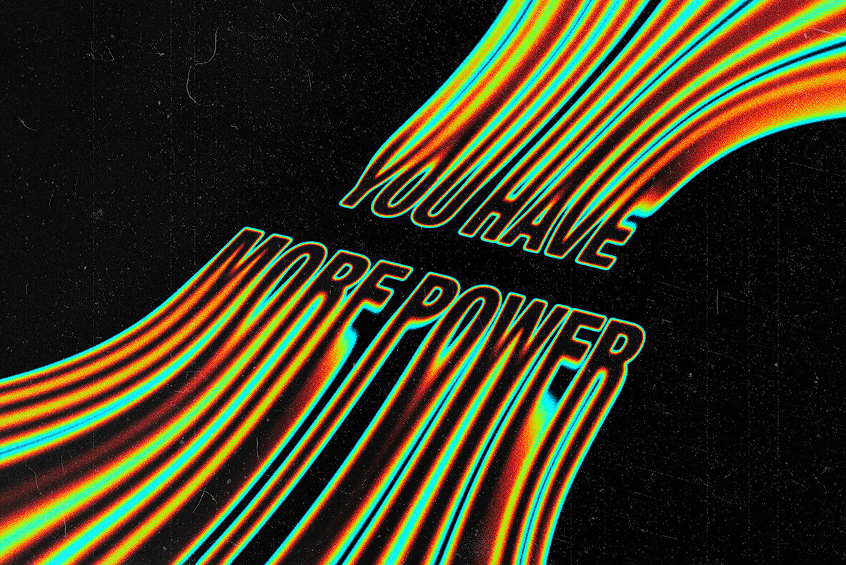 Space Melting Text Effect 5