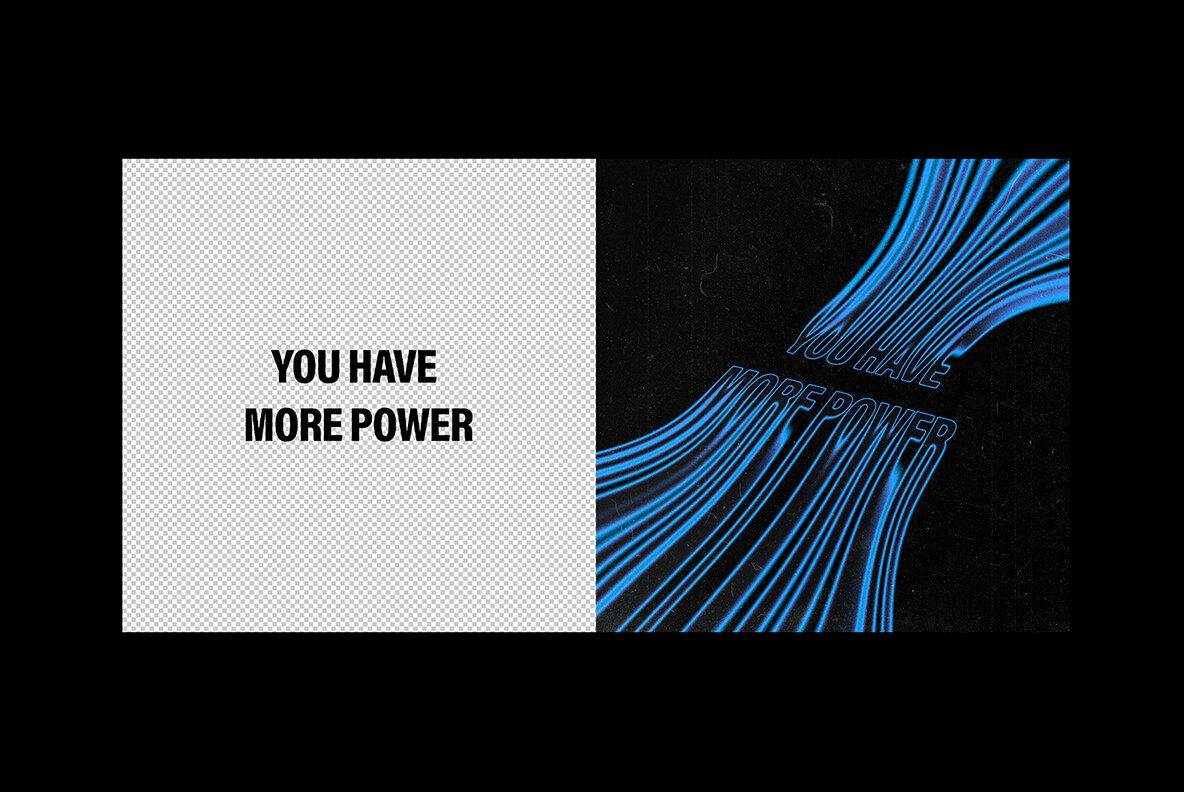 Space Melting Text Effect 6