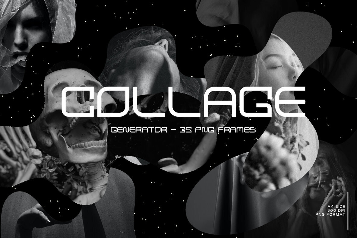 Collage Generator   Frames and Shapes 1