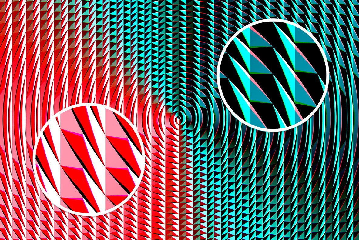 100 Fresnel Lens Spectrum Backgrounds 2