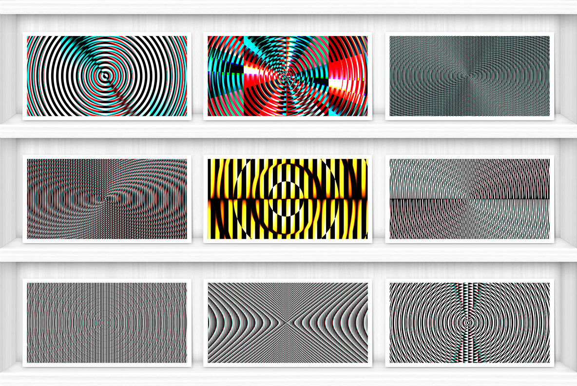 100 Fresnel Lens Spectrum Backgrounds 7