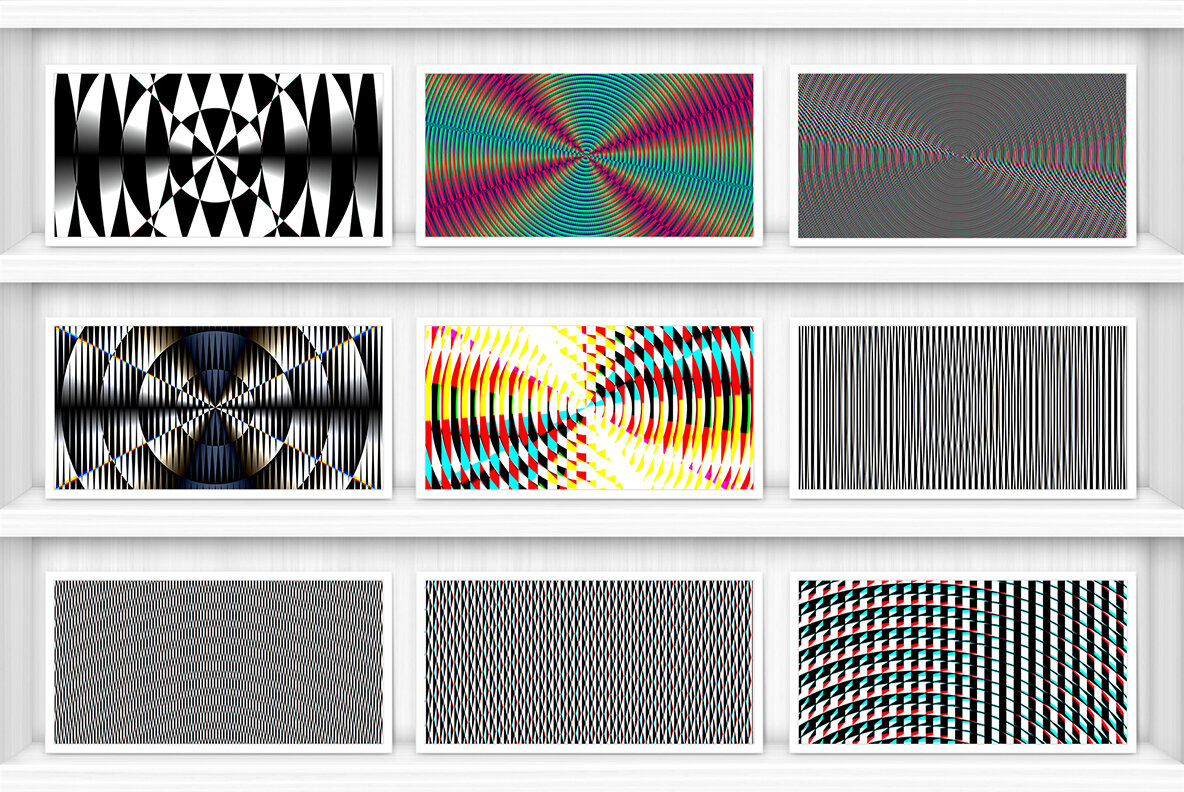 100 Fresnel Lens Spectrum Backgrounds 11