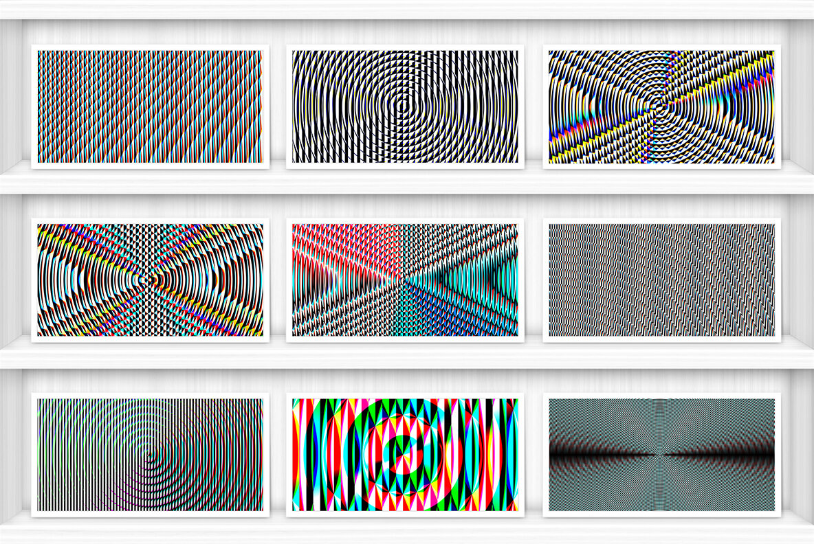 100 Fresnel Lens Spectrum Backgrounds 12