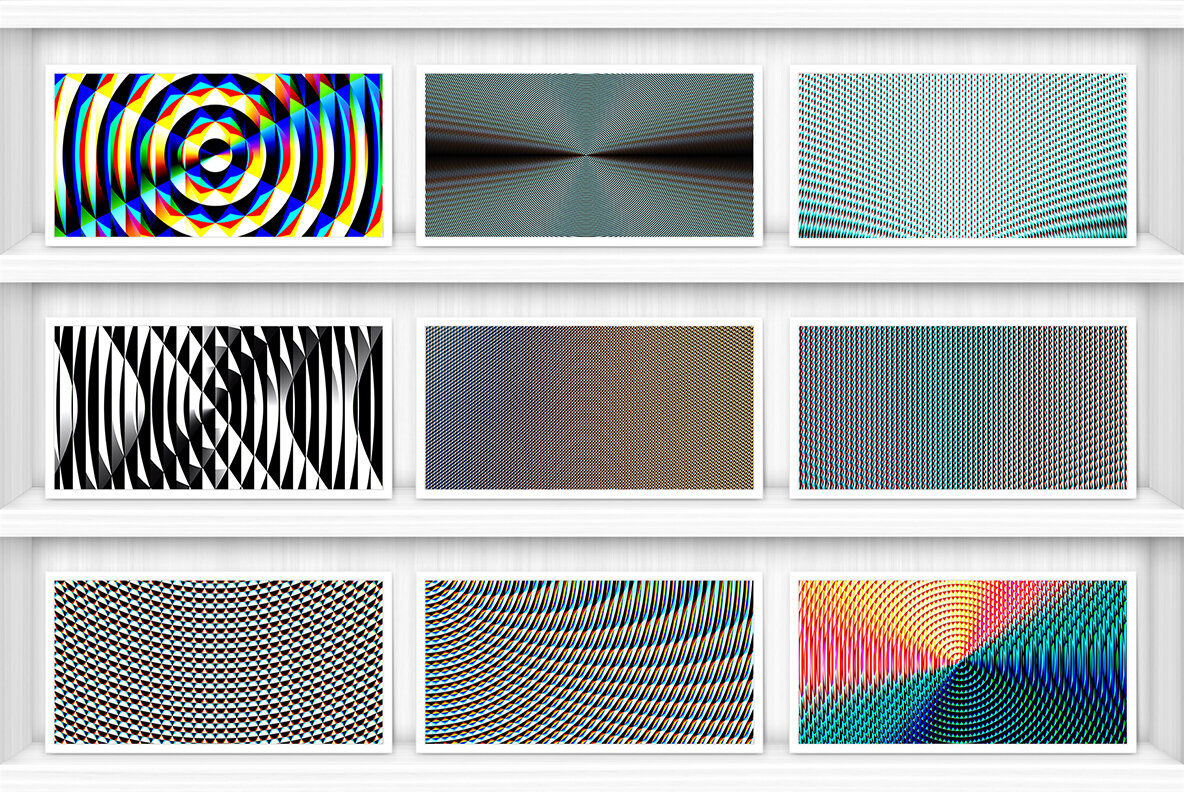 100 Fresnel Lens Spectrum Backgrounds 13