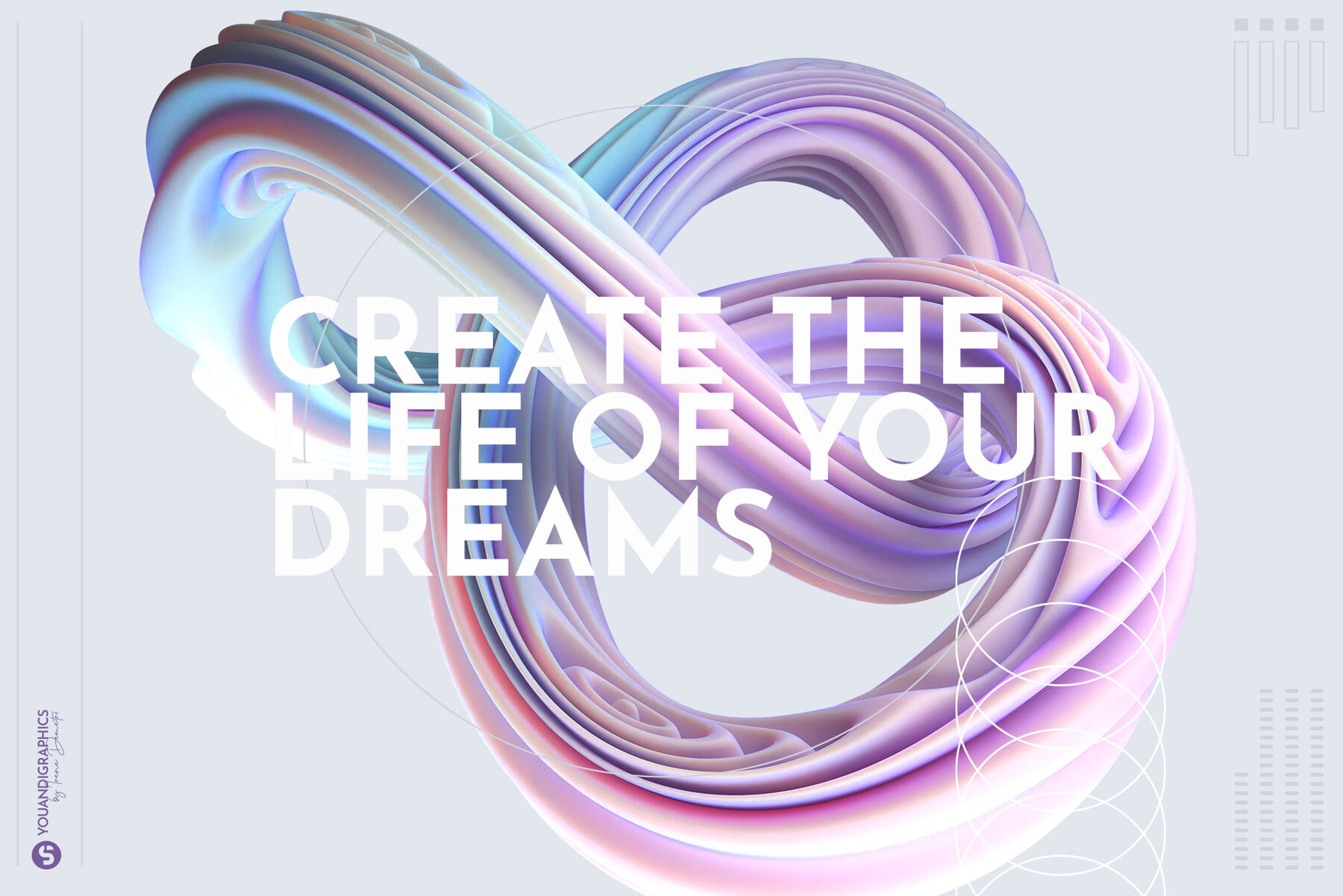 Soft   Creamy Abstract 3D Collection 6