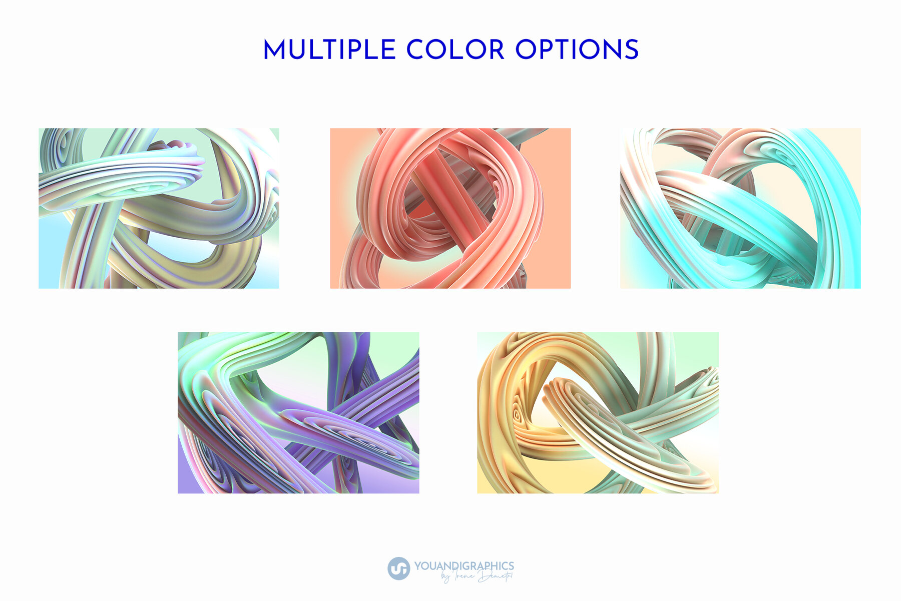 Soft   Creamy Abstract 3D Collection 10