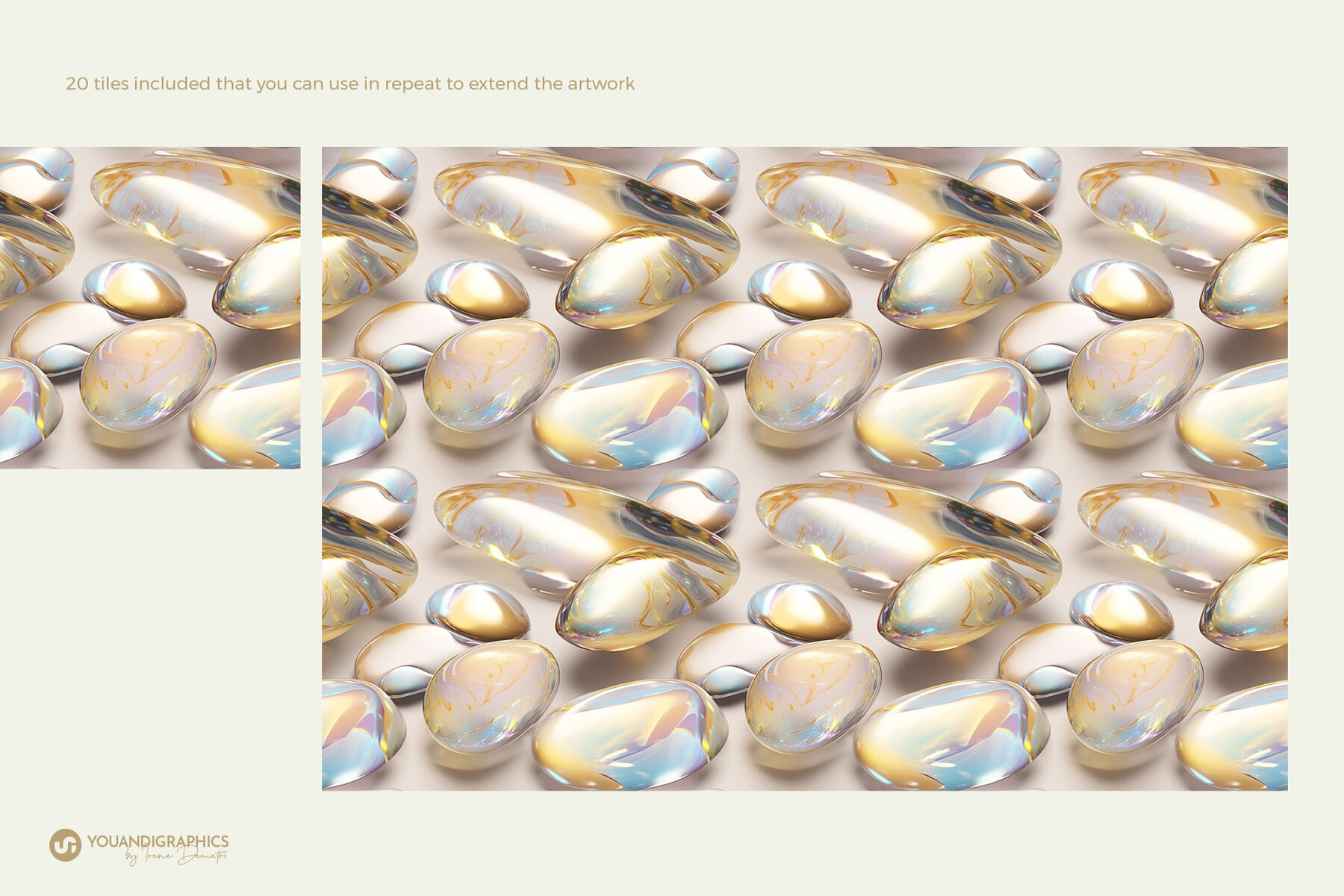 Opalescent Abstract Art Backrounds 5