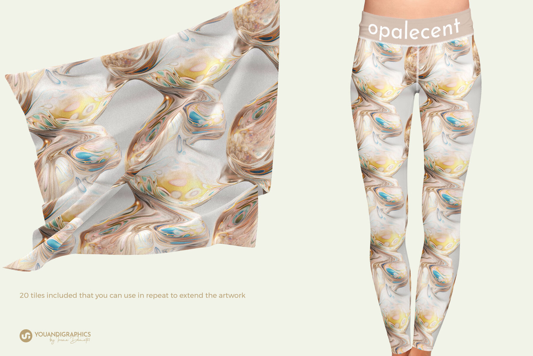 Opalescent Abstract Art Backrounds 6