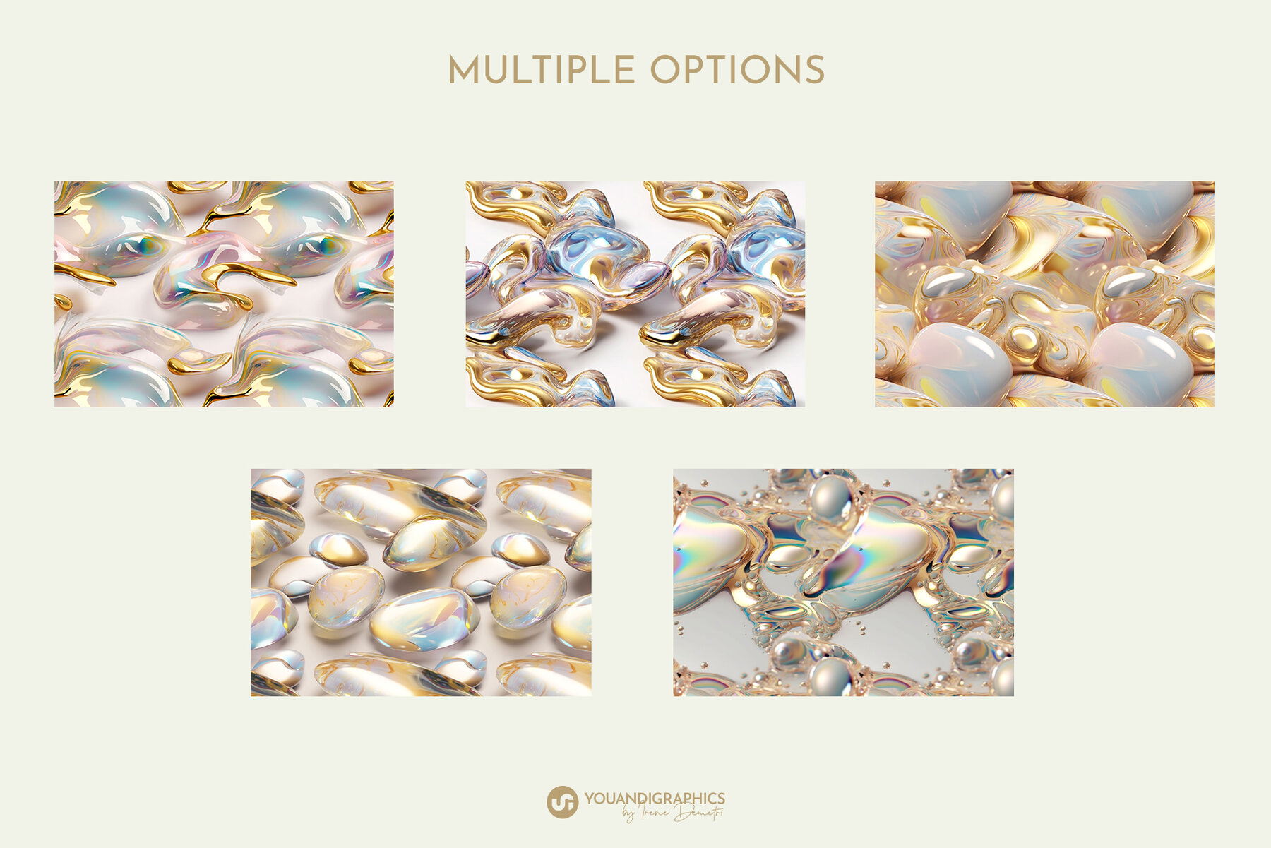 Opalescent Abstract Art Backrounds 10