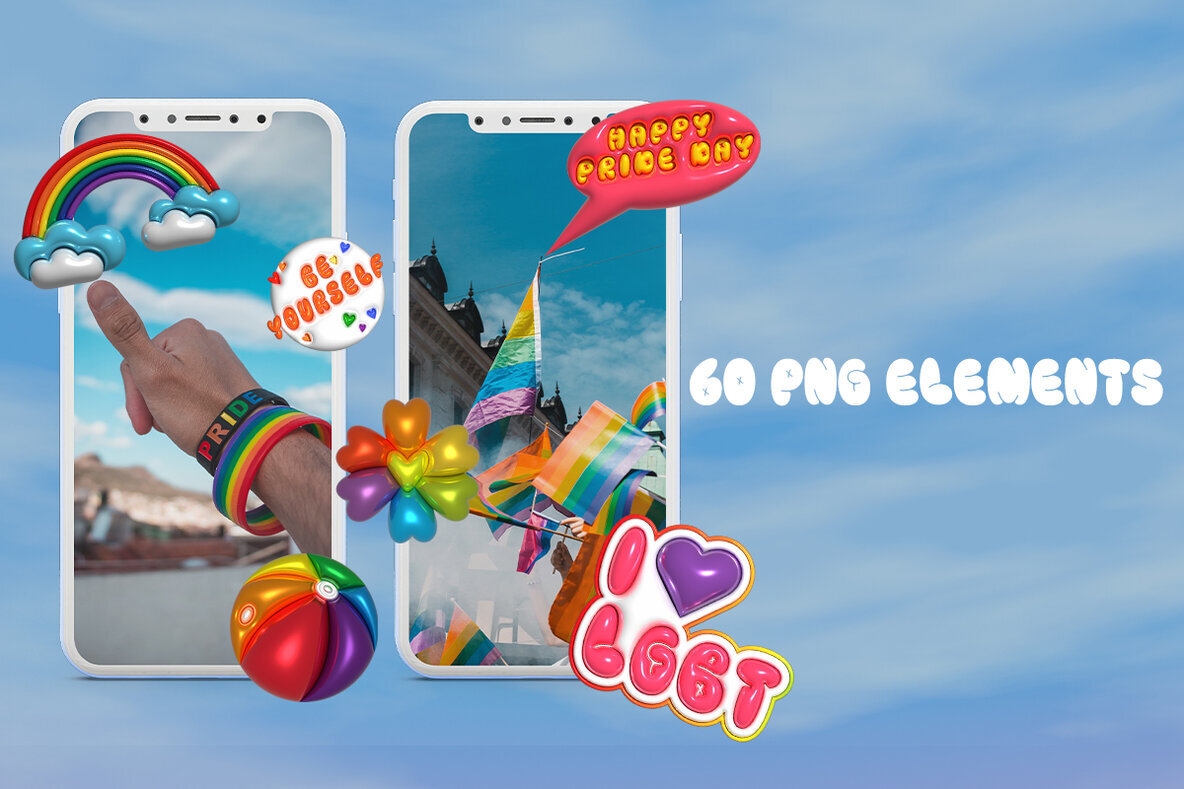 Pride   3D Elements Collection 2