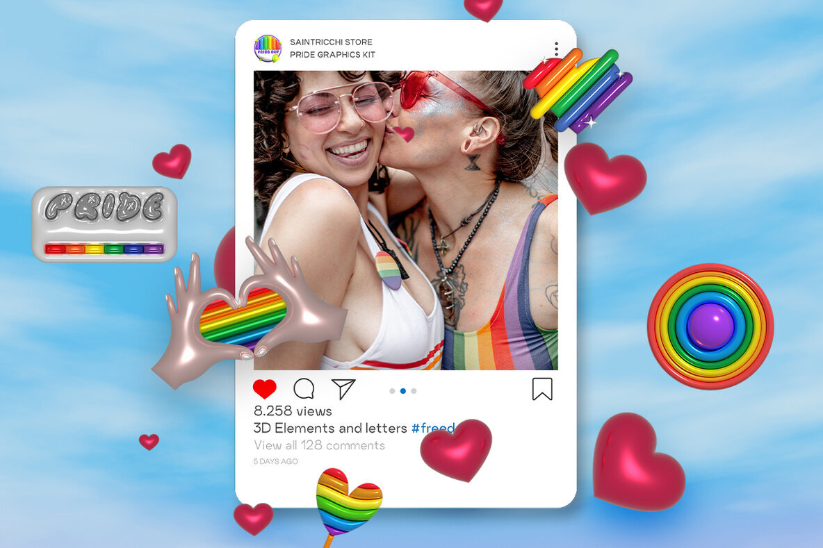 Pride   3D Elements Collection 3