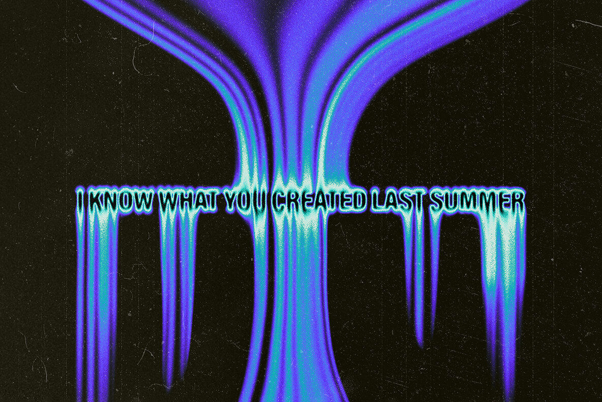 Creepy Melting Text Effect 5
