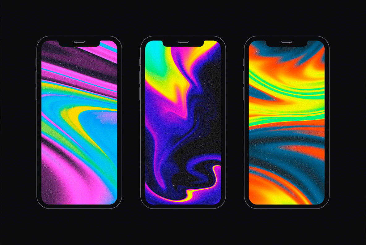 Fluid Gradient Background Textures Bundle 10